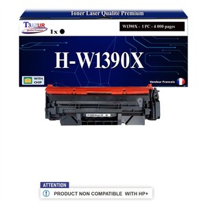 T3AZUR -Toner compatible avec HP W1390X (139X) pour HP LaserJet Pro MFP 3101fdn  3101fdw  3102fdn  3102fdw  3103fdn  3103fdw  3104fdn  3104fdw