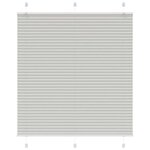 vidaXL Store plissé gris clair 115x150cm largeur du tissu 114 4cm