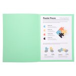 Paquet 100 Chemises Super 210 - 24x32cm - Vert Clair - X 5 - Exacompta