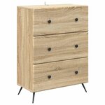 vidaXL Armoire à tiroirs 66 x 34 5 x 90 cm Bois d'ingénierie