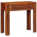 vidaXL Table console 80x35x75 cm bois massif d'acacia