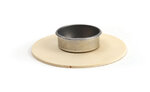 Bougeoir en bois Rond Ø 9 cm