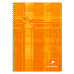 Cahier spirales clairefontaine metric - a4 21 x 29 7 cm - grands carreaux - 100 pages