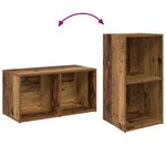 vidaXL Ensemble meuble TV 4 Pièces Bois ancien 72 x 35 x 36.5 cm