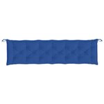 vidaXL Coussin de banc de jardin bleu royal 200x50x7 cm tissu oxford