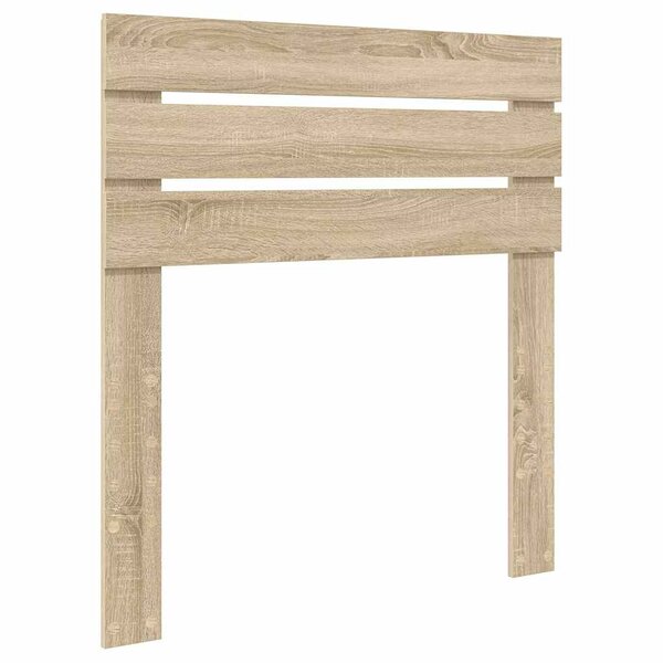 vidaXL Tête de lit Chêne Sonoma 80 cm Bois d'ingénierie