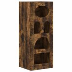 vidaXL Buffet Chêne fumé 40 x 35 x 100 5 cm Bois d'ingénierie