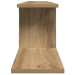 vidaXL Étagère TV murale chêne artisanal 125x18x23cm bois d'ingénierie