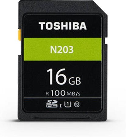 Carte mémoire Secure Digital (SD) Toshiba Exceria N302 - 16 Go SDHC UHS-I