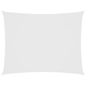 vidaXL Voile de parasol tissu oxford rectangulaire 3x4 m blanc