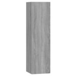 vidaXL Ensemble de meubles TV 7 Pièces Sonoma gris Bois d'ingénierie