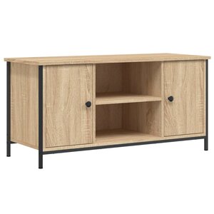 vidaXL Meuble TV Chêne sonoma 100x40x50 cm Bois d'ingénierie