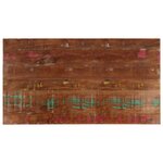 vidaXL Dessus de table 110x50x3 8cm rectangulaire bois massif récupéré