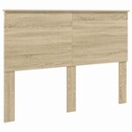 vidaXL Tête de lit Chêne Sonoma 140 cm Bois d'ingénierie