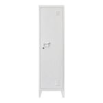 Armoire à casier métallique vérouillable 137 x 38 x 38 cm blanc 03_0006360