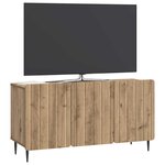 vidaXL Meuble TV 99 x 34 5 x 52 cm Chêne artisanal Bois d'ingénierie