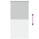 vidaXL Store enrouleur occultant largeur du tissu 65 7 cm polyester