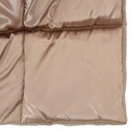 vidaXL Duvet d'été simple Doré 220 x 135 cm Satin et Microfibre
