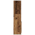 vidaXL Buffet haut vieux bois 63x33x140 cm bois d'ingénierie