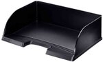 Corbeille à courrier Plus Jumbo A4 à l'italienne Noir LEITZ