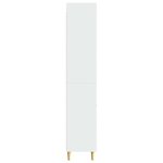 vidaXL Ensemble de Meubles 2 Pièces Blanc brillant 66 x 34 5 x 90 cm