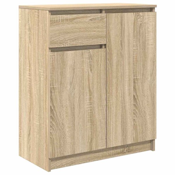 vidaXL Buffet avec tiroir chêne sonoma 71x35x84 cm bois d'ingénierie