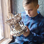 Maquette en bois ugears carrousel 305 pièces 21 cm