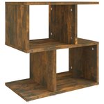 vidaXL Tables de chevet 2Pièces Chêne fumé 50x30x51 5cm Bois d'ingénierie