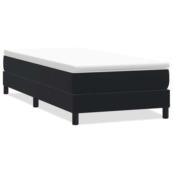 vidaXL Sommier à lattes de lit sans matelas noir 100x210 cm velours