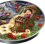 Monnaie GOLDEN STORY Love Stories 2 Oz Argent 25$ Liberia 2026 (PRÉCOMMANDE)