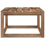 vidaXL Tables palette de jardin 2Pièces 60x60x36 5cm Bois de pin imprégné
