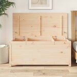 vidaXL Boîte de rangement 110x50x45 5 cm Bois massif de pin
