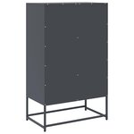 vidaXL Buffet haut anthracite 68x39x111 5 cm acier