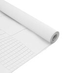 vidaXL Films pour fenêtre dépoli blanc PVC