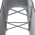 vidaXL Lit surélevé de jardin Acier enduit de poudre Anthracite