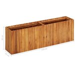 vidaXL Lit surélevé de jardin 150x30x50 cm Bois massif d'acacia