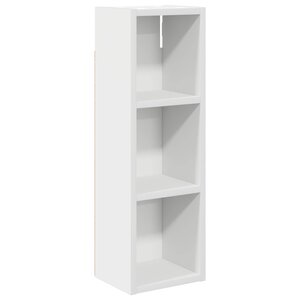 vidaXL Armoire murale de salle de bain Blanc 20 x 16 x 62 5 cm