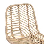 vidaXL Chaise de bar 2 Pièces Naturel 44 5 x 54 5 x 97 5 cm