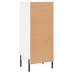 vidaXL Buffet blanc 34 5x34x90 cm bois d'ingénierie