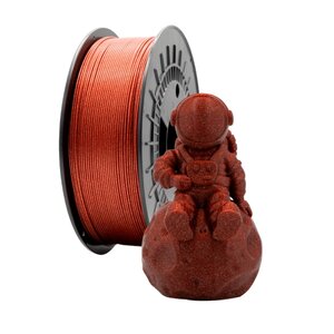 Filament 3D PLA GLITTER - Diamètre 1 75 mm - Bobine 1kg - Couleur Rouge