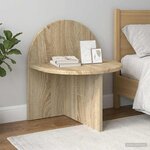 vidaXL Table de chevet 2 Pièces Chêne Sonoma 40 x 35 5 x 45 5 cm