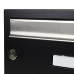Boite aux lettre  Allure 2 portes  noir 9005M