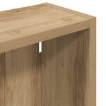 vidaXL Armoire murale de salle de bain Chêne artisan 20 x 14 x 70 cm