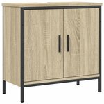 vidaXL Armoire lavabo de salle de bain chêne sonoma 60x30x60 cm