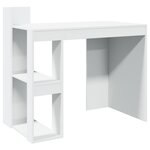 vidaXL Bureau blanc 103 5x56 5x94 cm bois d'ingénierie