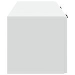 vidaXL Meuble TV mural Blanc 78 5 x 31 x 30 cm Bois d'ingénierie
