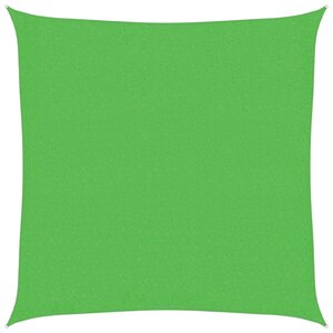 vidaXL Voile d'ombrage 160 g/m² Vert clair 3x3 m PEHD