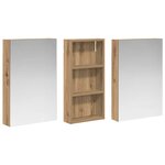 vidaXL Ensemble de Meubles de Salle de Bain 3 Pièces 110 x 10 5 x 60 5 cm