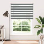 vidaXL Store zèbre gris foncé largeur du tissu 160 9 cm polyester