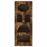 vidaXL Buffet Chêne fumé 40 x 35 x 100 5 cm Bois d'ingénierie